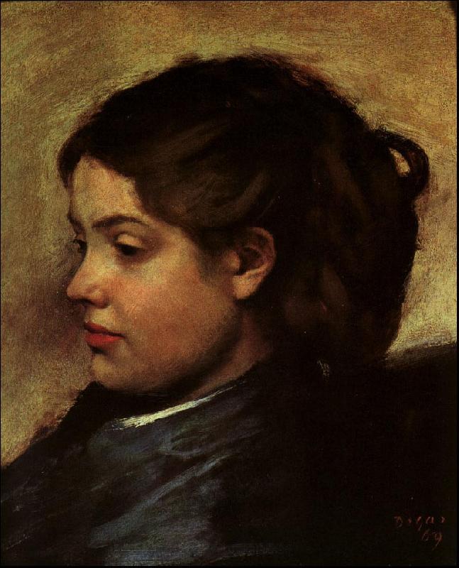 Edgar Degas Madamoiselle Dobigny